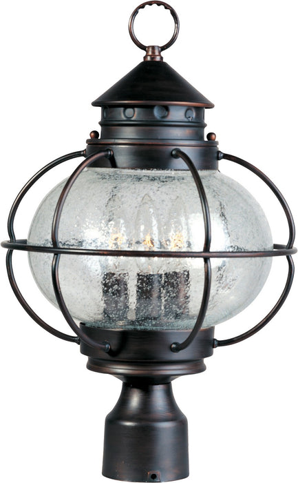 Maxim 30500CDOI Three Light Outdoor Pole/Post Lantern, Oil Rubbed Bronze