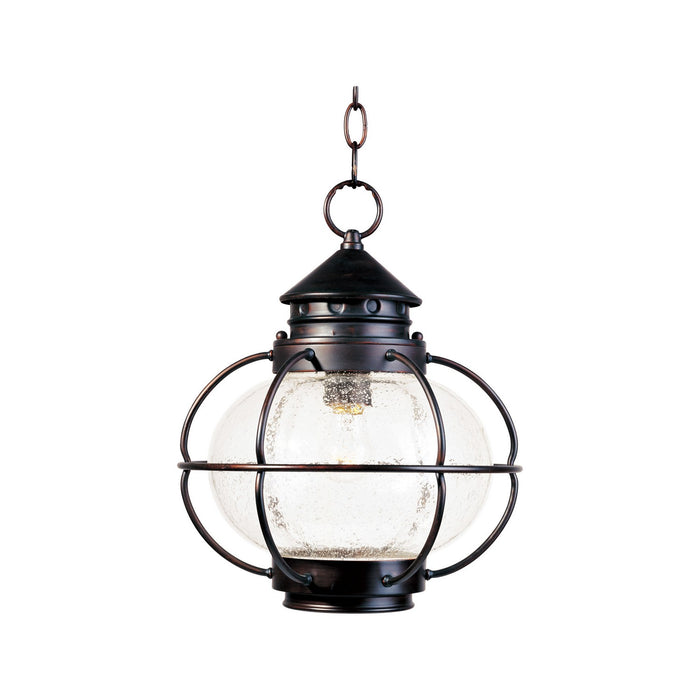Maxim 30506CDOI One Light Outdoor Hanging Lantern, Oil Rubbed Bronze