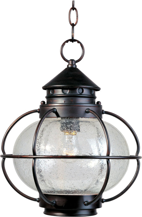 Maxim 30506CDOI One Light Outdoor Hanging Lantern, Oil Rubbed Bronze