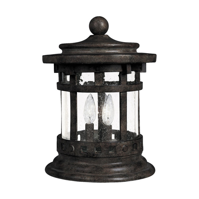Maxim 3132CDSE Three Light Outdoor Deck Lantern, Sienna