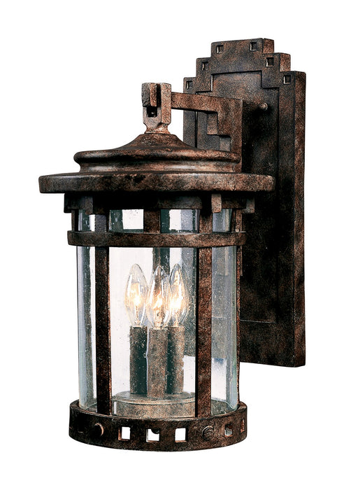 Maxim 3134CDSE Three Light Outdoor Wall Lantern, Sienna
