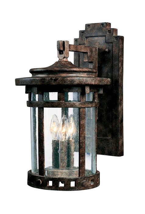 Maxim 3135CDSE Three Light Outdoor Wall Lantern, Sienna