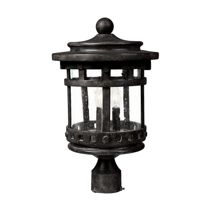 Maxim 3136CDSE Three Light Outdoor Pole/Post Lantern, Sienna