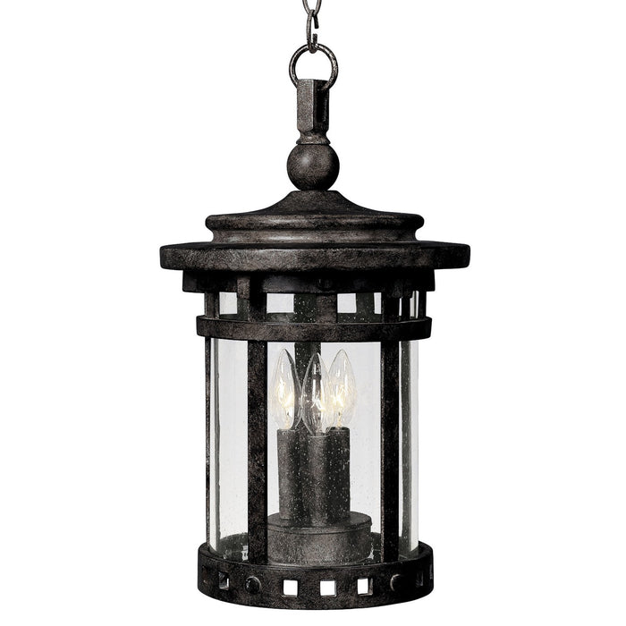 Maxim 3138CDSE Three Light Outdoor Hanging Lantern, Sienna