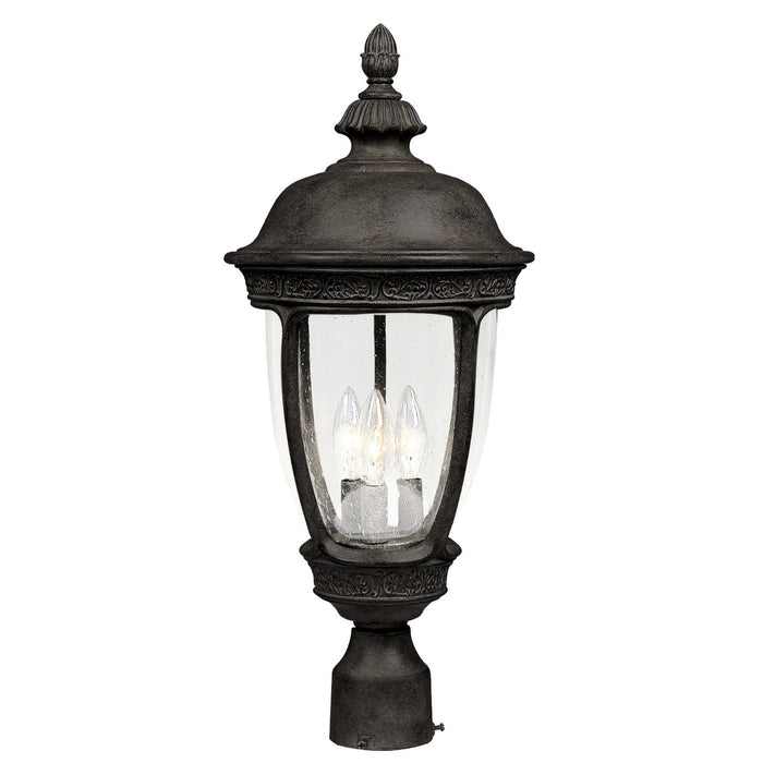 Maxim 3460CDSE Three Light Outdoor Pole/Post Lantern, Sienna