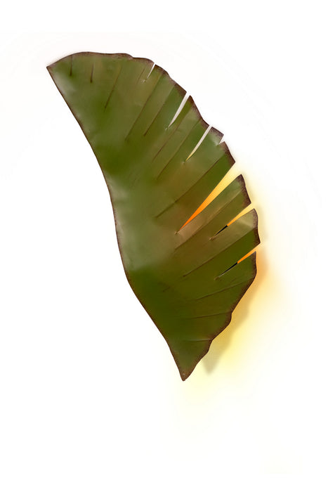 Varaluz 901K02 Two Light Wall Sconce, Banana Leaf