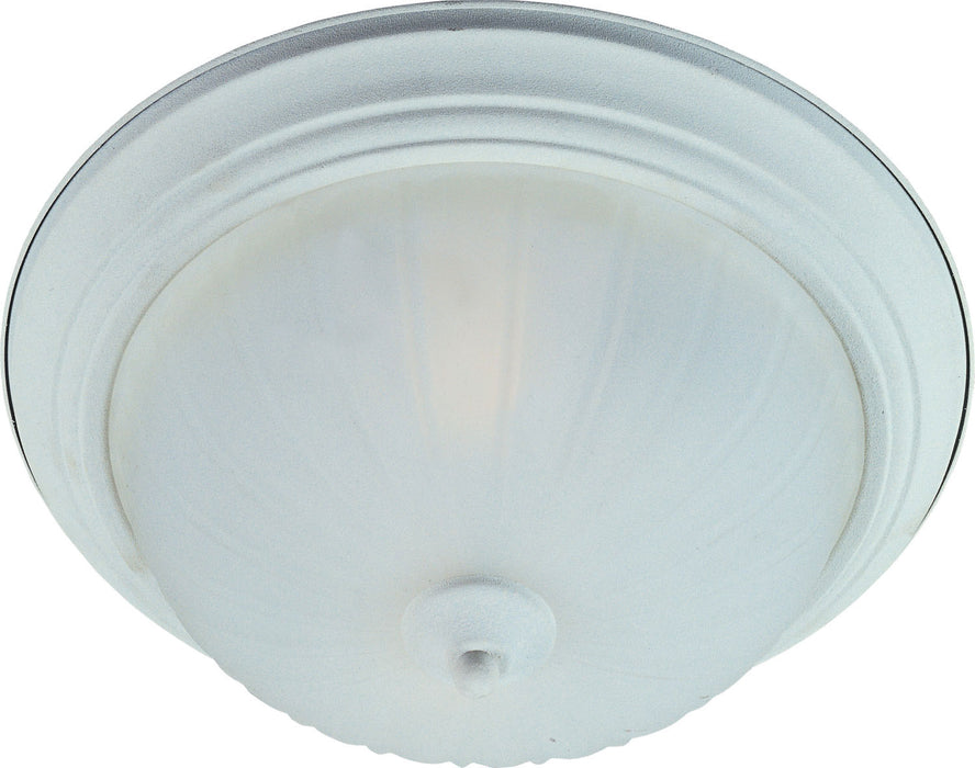 Maxim 85832FTTW Three Light Flush Mount, Textured White