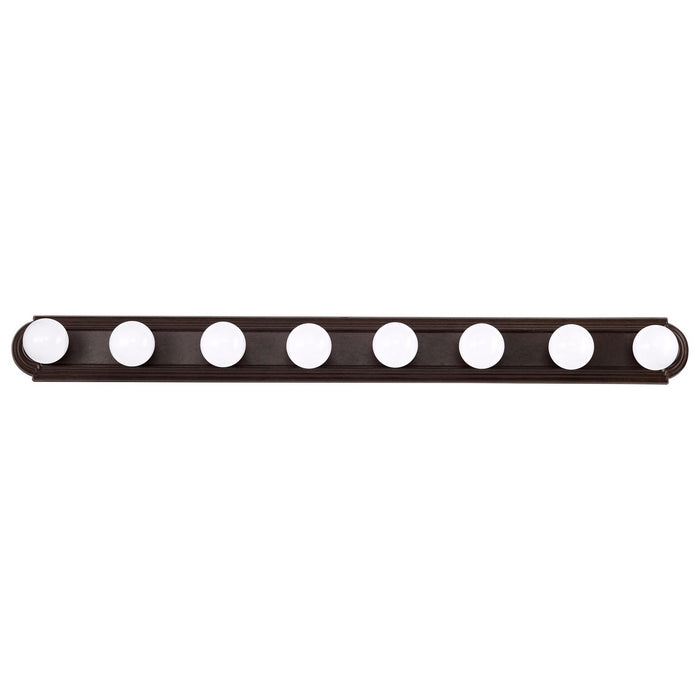 Nuvo Lighting 60-1287 Eight Light Vanity, Mahogany Bronze