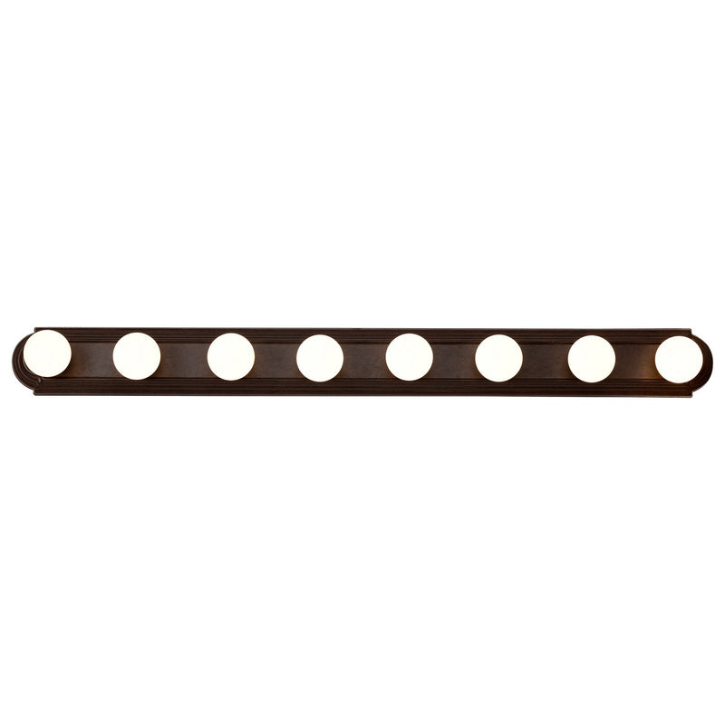 Nuvo Lighting 60-1287 Eight Light Vanity, Mahogany Bronze