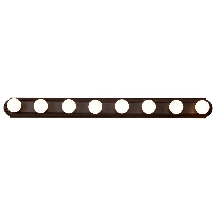 Nuvo Lighting 60-1287 Eight Light Vanity, Mahogany Bronze