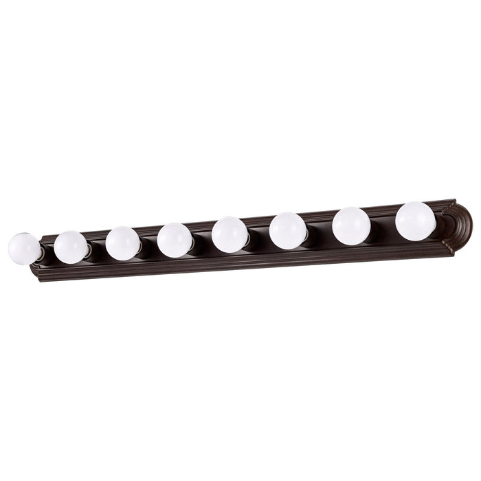 Nuvo Lighting 60-1287 Eight Light Vanity, Mahogany Bronze