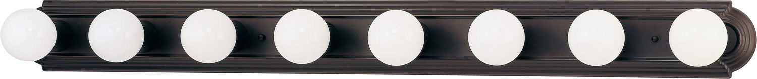 Nuvo Lighting 60-1287 Eight Light Vanity, Mahogany Bronze