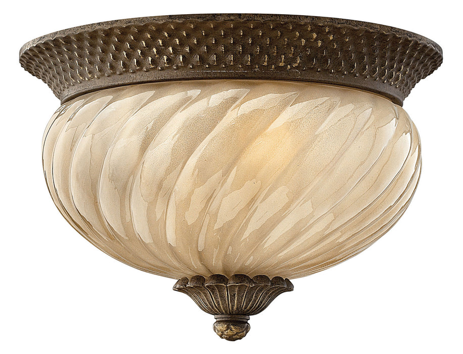 Hinkley 2128PZ LED Flush Mount, Pearl Bronze
