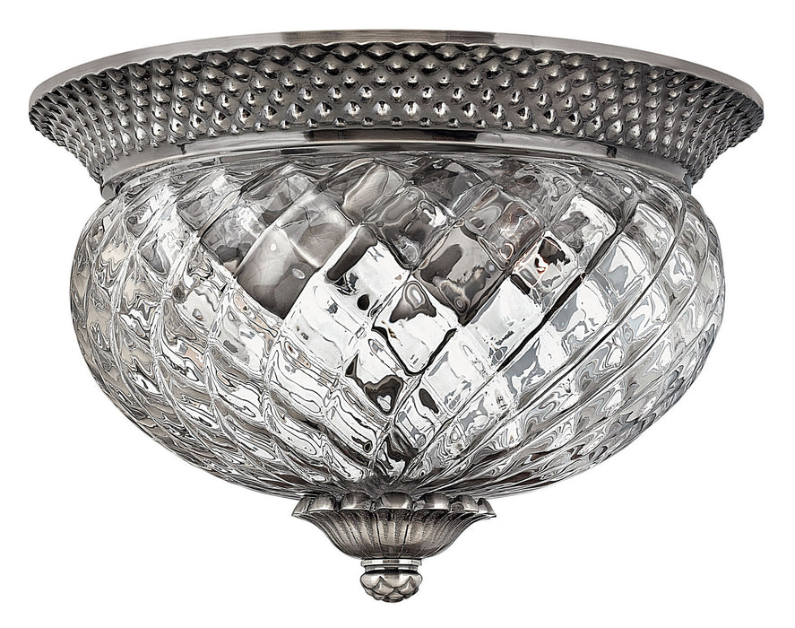 Hinkley 4102PL LED Flush Mount, Polished Antique Nickel