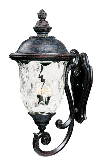 Maxim 3425WGOB Three Light Outdoor Wall Lantern, Oriental Bronze