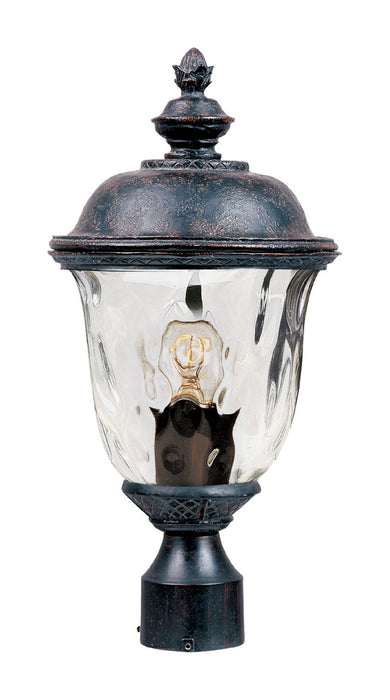 Maxim 3426WGOB One Light Outdoor Pole/Post Lantern, Oriental Bronze