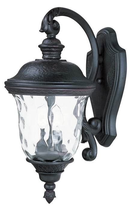 Maxim 3496WGOB Two Light Outdoor Wall Lantern, Oriental Bronze