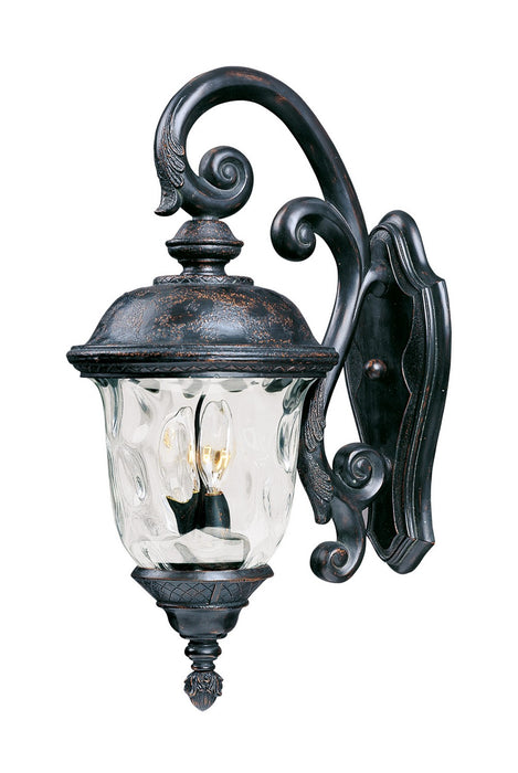 Maxim 3497WGOB Three Light Outdoor Wall Lantern, Oriental Bronze