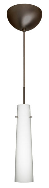 Besa 1BC-567407-BR One Light Pendant, Bronze