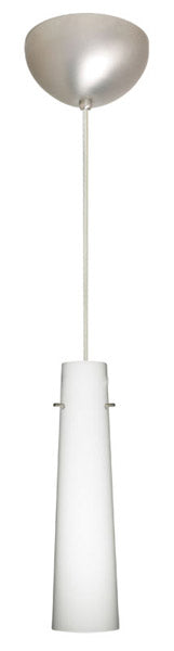 Besa 1BC-567407-SN One Light Pendant, Satin Nickel