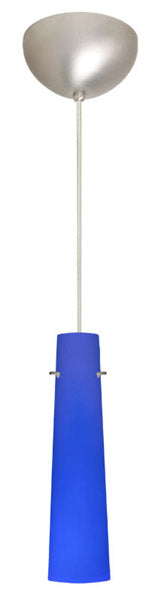 Besa 1BC-5674CM-SN One Light Pendant, Satin Nickel