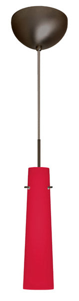 Besa 1BC-5674RM-BR One Light Pendant, Bronze