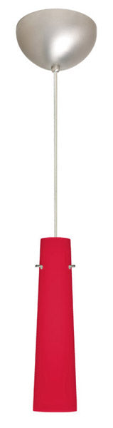 Besa 1BC-5674RM-SN One Light Pendant, Satin Nickel