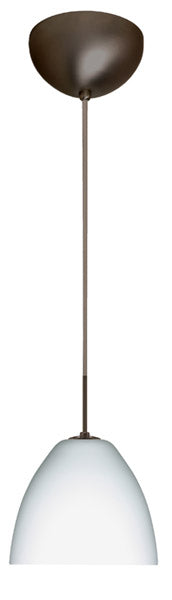 Besa 1BC-757207-BR One Light Pendant, Bronze
