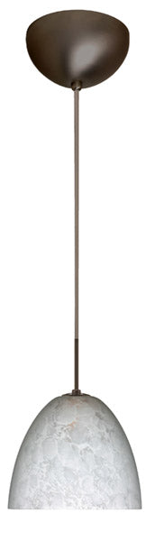 Besa 1BC-757219-BR One Light Pendant, Bronze