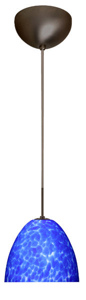 Besa 1BC-757286-BR One Light Pendant, Bronze