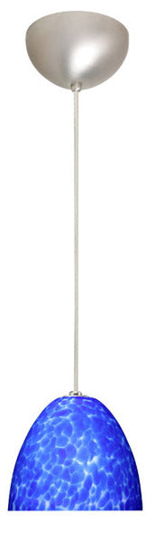 Besa 1BC-757286-SN One Light Pendant, Satin Nickel
