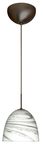 Besa 1BC-7572MG-BR One Light Pendant, Bronze