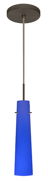 Besa 1BT-5674CM-BR One Light Pendant, Bronze