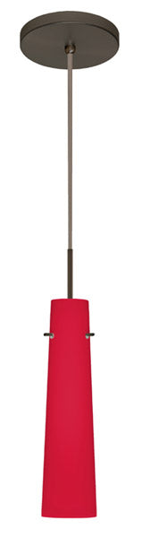 Besa 1BT-5674RM-BR One Light Pendant, Bronze