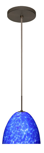 Besa 1BT-757286-BR One Light Pendant, Bronze