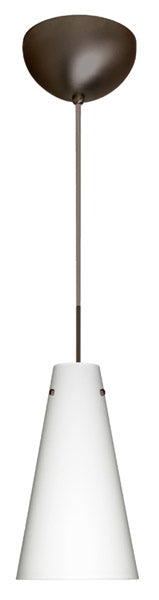 Besa 1JC-412407-BR One Light Pendant, Bronze