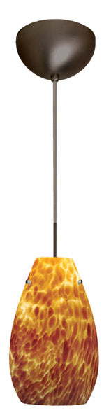 Besa 1JC-412618-BR One Light Pendant, Bronze
