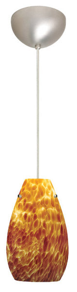 Besa 1JC-412618-SN One Light Pendant, Satin Nickel