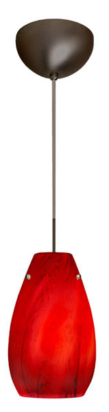 Besa 1JC-4126MA-BR One Light Pendant, Bronze