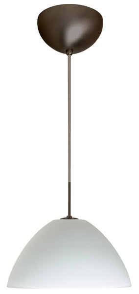 Besa 1JC-420107-BR One Light Pendant, Bronze