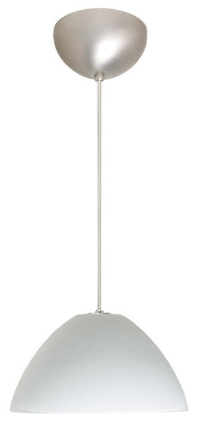 Besa 1JC-420107-SN One Light Pendant, Satin Nickel