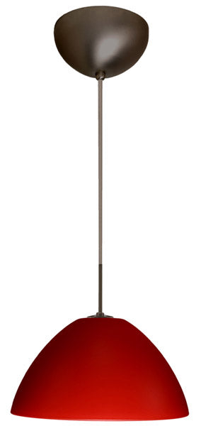 Besa 1JC-420131-BR One Light Pendant, Bronze