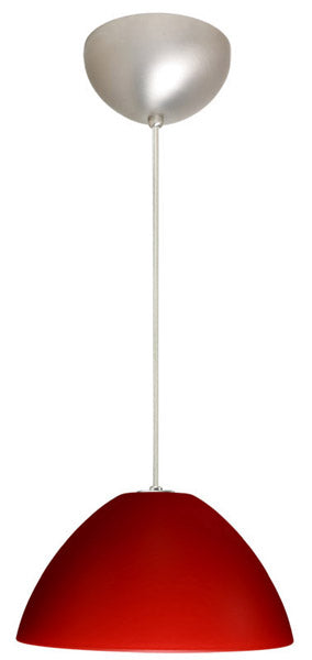 Besa 1JC-420131-SN One Light Pendant, Satin Nickel