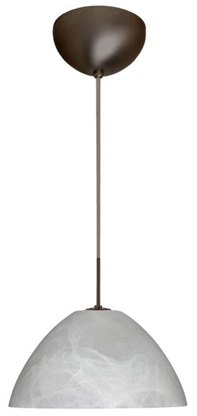 Besa 1JC-420152-BR One Light Pendant, Bronze