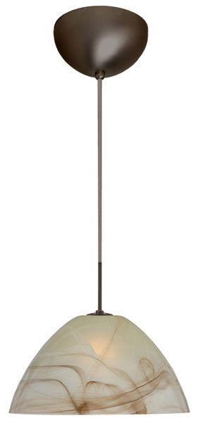Besa 1JC-420183-BR One Light Pendant, Bronze