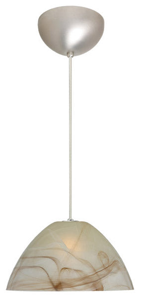 Besa 1JC-420183-SN One Light Pendant, Satin Nickel
