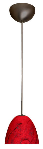 Besa 1JC-4470MA-BR One Light Pendant, Bronze