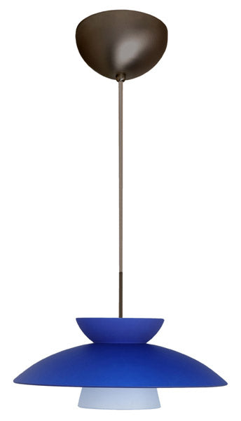 Besa 1JC-451323-BR One Light Pendant, Bronze