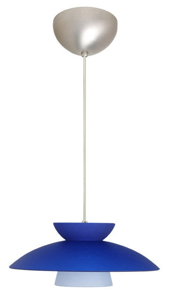 Besa 1JC-451323-SN One Light Pendant, Satin Nickel