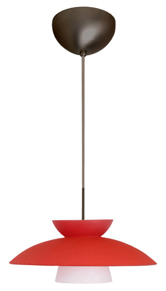 Besa 1JC-451331-BR One Light Pendant, Bronze
